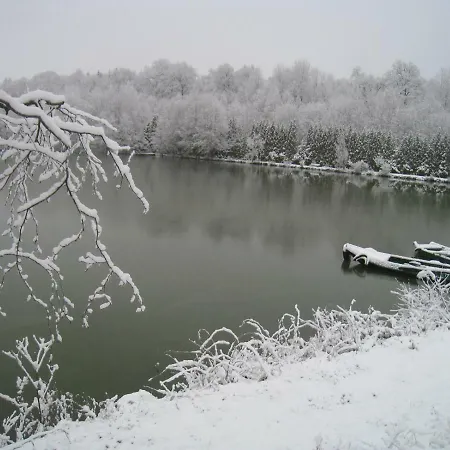 Neuf 150 M2 Devant Un Grand Privé De 2 Hectares Poissonneux Au Milieu Des Bois